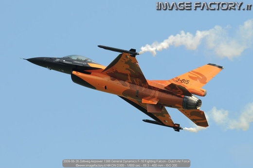 2009-06-26 Zeltweg Airpower 1386 General Dynamics F-16 Fighting Falcon - Dutch Air Force